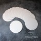 Disco Carton Alprin Blanco 14 Cm - 10 Un