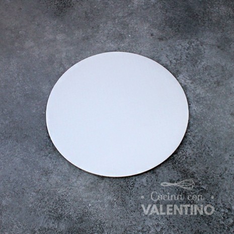 Disco Carton Alprin Blanco 18 Cm - 1 Un