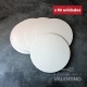 Disco Carton Alprin Blanco 24 Cm - 80 Un