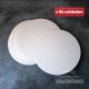 Disco Carton Alprin Blanco 26 Cm - 80 Un