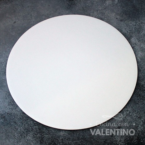 Disco Carton Alprin Blanco 32 Cm - 1 Un