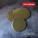 Disco Carton Alprin Dorado 18 Cm - 80 Un