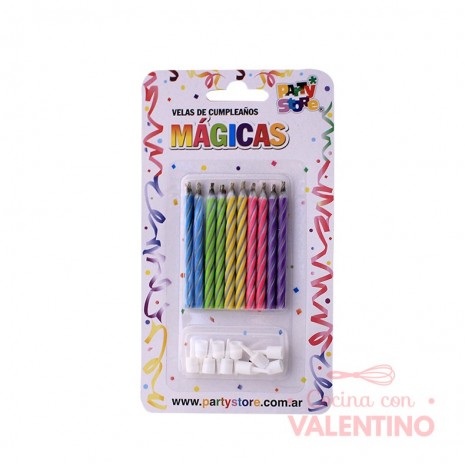Vela Magica Party Store Multicolor - 10 Un.