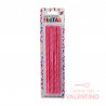 Vela Finita Party Store Torneada Magenta - 24 Un.
