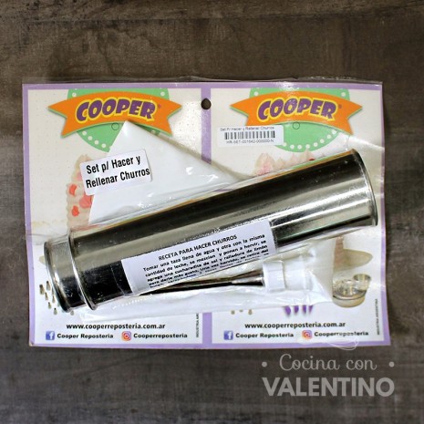 Set Cooper Para Hacer y Rellenar Churros