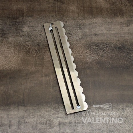 Peine (scraper) Regulable Acero Cooper - 24cm