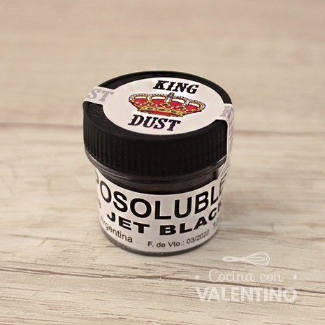 Colorante en Polvo Liposoluble King Dust Jet Black - 4Grs