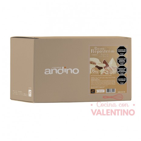 Baño de Reposteria Andino Blanco Stick/Pins - 5 Kg