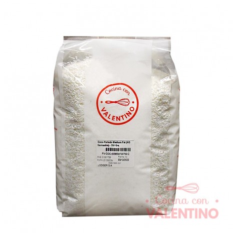 Coco Rallado Medium Fat (NO horneable) - 750 Grs.