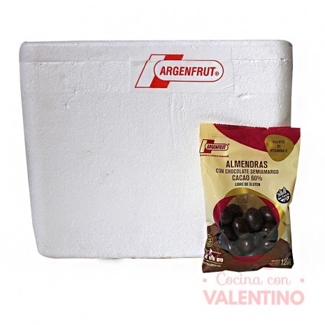 Almendras con Choc. S/A Sin Tacc (Vegano) - 120Gr - Pack 12 Un.