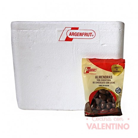 Almendras con Choc. Leche Sin Tacc - 120Gr - Pack 12 Un.