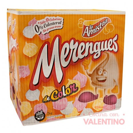 Merengue Med. Multicolor 2Kg - La Amistad