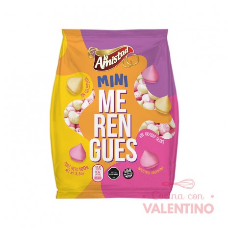 Mini Merengue Multicolor 100g - La Amistad