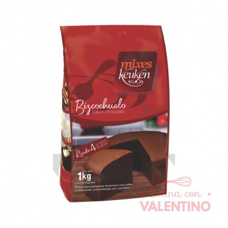 Mix Bizcochuelo Chocolate Keuken - 1Kg.