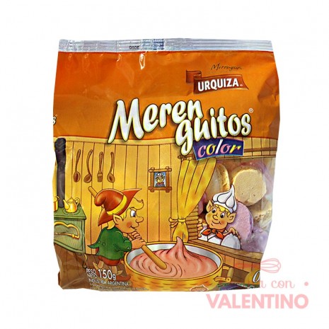 Merengue Mediano Color - 150Grs