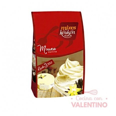 Mousse Vainilla Keuken - 800Grs