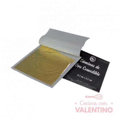 Lamina Oro Comestible 1 Hoja 9.2x9.2