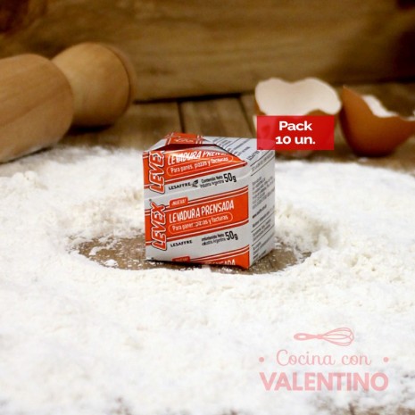 Levadura Fresca Prensada Paneo Caja 10u - 50Grs