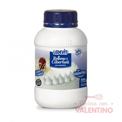 Rell. y Cob. Ledevit Vainilla - 500 Grs