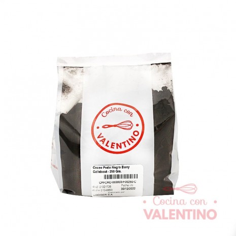 Cacao Preto Negro Barry Callebout - 250 Grs.