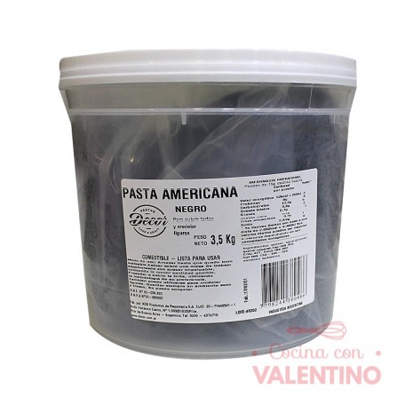 Pasta Americana Balde Negra - 3.5Kg