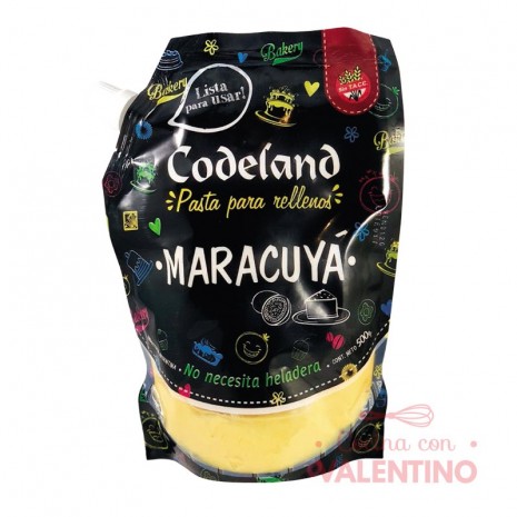 Pasta Relleno Maracuya Codeland - 500Grs