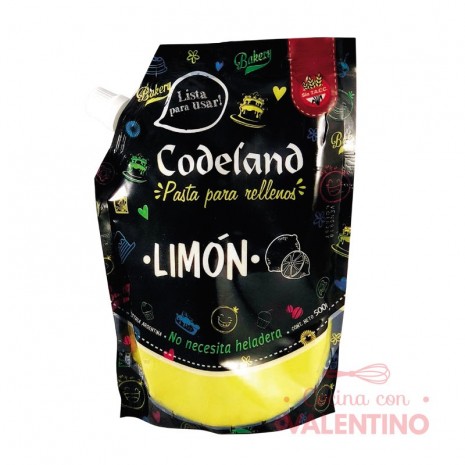 Pasta Relleno Limon Codeland - 500Grs