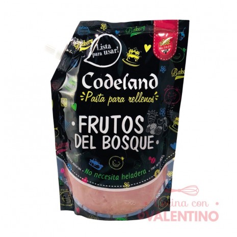 Pasta Relleno Codeland Frutos Del Bosque - 500Grs