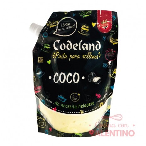 Pasta Relleno Coco Codeland - 500Grs
