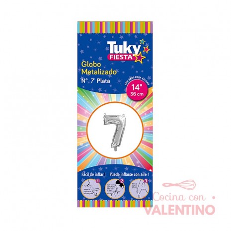 Globo Tuky Metalizados Nro 7 - 14" (35.5cm)