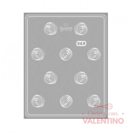Placa Parpen Bombones circulares P569
