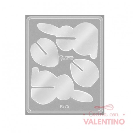Placa Parpen Huevo Conejo 3D