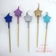 Vela Estrella Chica (Palito Madera)