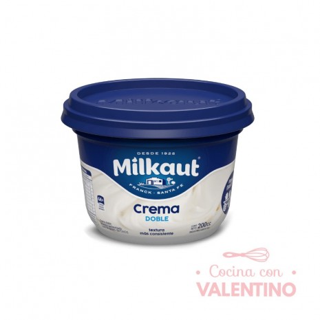 Crema de Leche Doble Milkaut x 200 cc