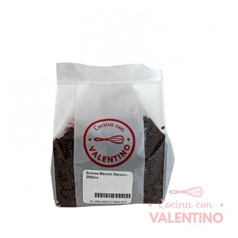 Granas Marron Oscuro - 250Grs