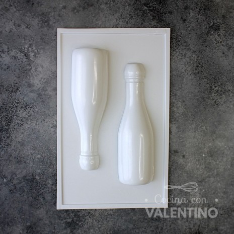 Placa Plastichok Botella Champagne x2 9671C