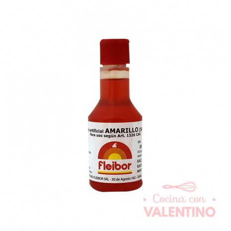 Colorante Liquido Fleibor Amarillo - 30 Ml