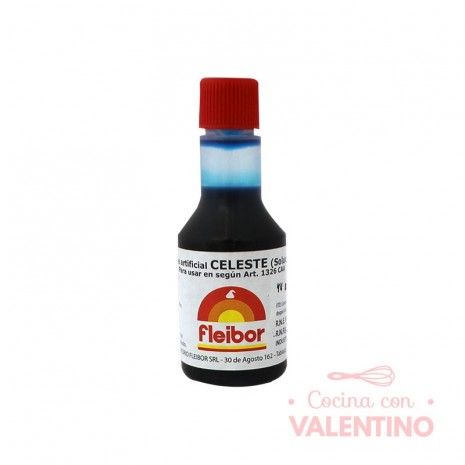 Colorante Liquido Fleibor Celeste - 30 Ml