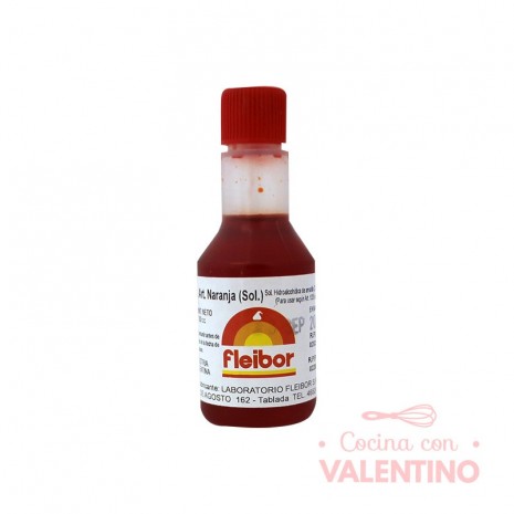 Colorante Liquido Fleibor Naranja - 30 Ml