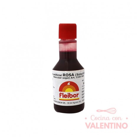 Colorante Liquido Fleibor Rosa - 30 Ml