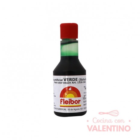Colorante Liquido Fleibor Verde - 30 Ml