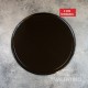 Plato Horneable Negro P/ Pizza - Pack 100 Un.