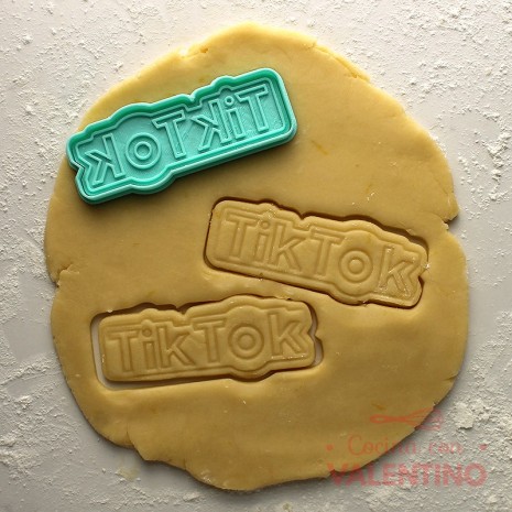 Cortante Tik Tok Letras Cookie Kutter