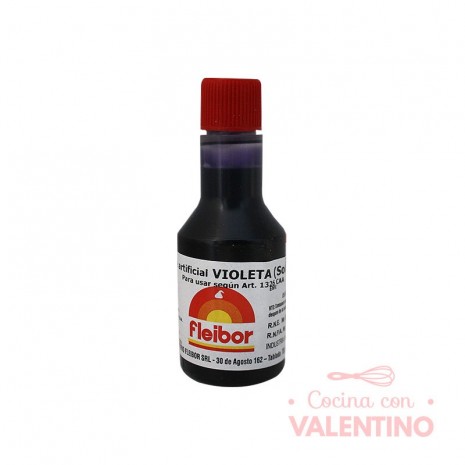 Colorante Liquido Fleibor Violeta - 30 Ml