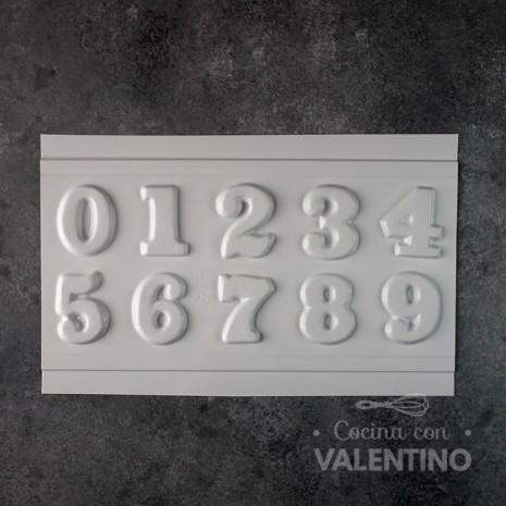 Placa Plastichok Numeros Gruesos Bold 922C