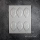 Placa Plastichok Hojas x6 - 266A
