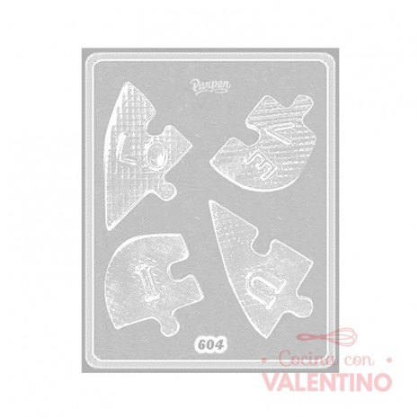 Placa Parpen Corazon "I love you" P604