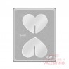 Placa Parpen Corazon 3D Grande P577