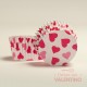 Pirotines N°10 Corazones Fucsias - 10u. Moldpack