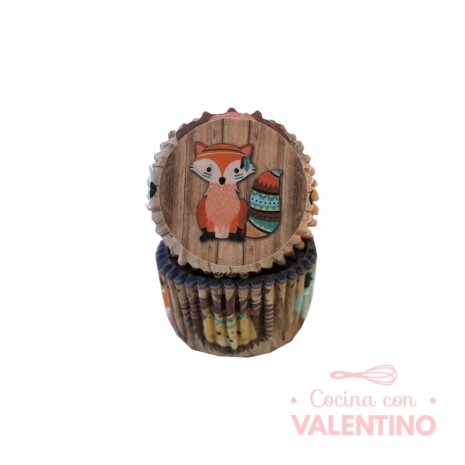 Pirotines N°8 Animalitos del bosque - Zorrito - 25u. Convida